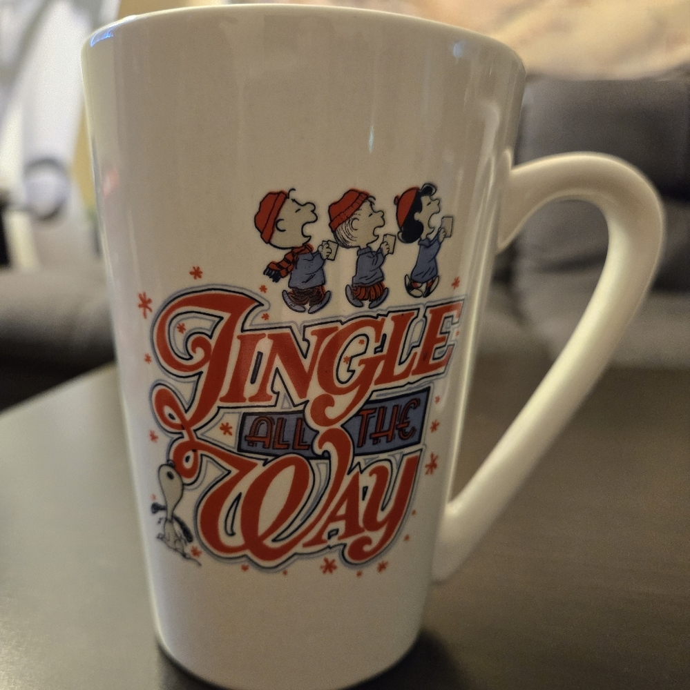 Peanuts Snoopy Jingle All The Way Coffee Mug